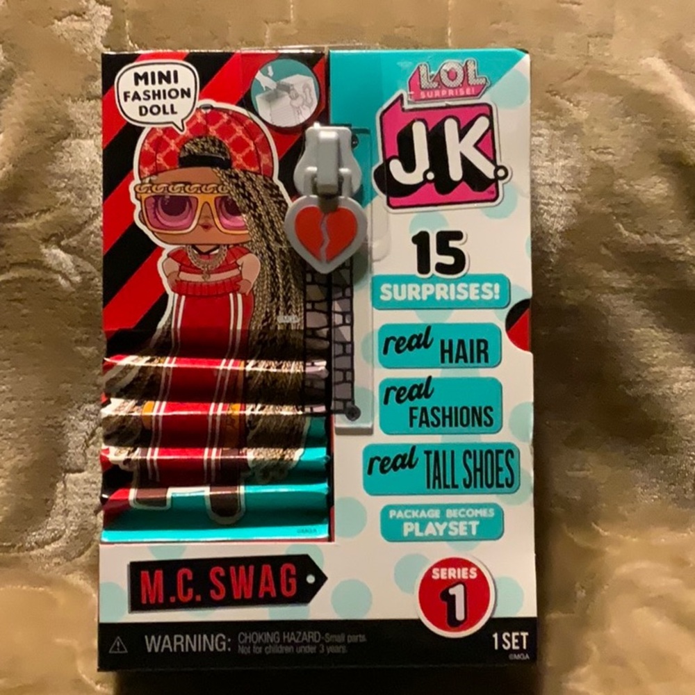 LOL Surprise! J.K. Mini Fashion Doll M.C. SWAG NIB jk